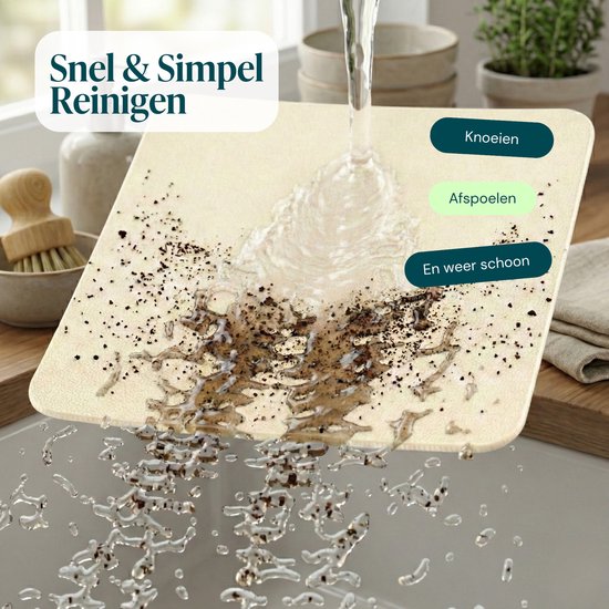 Castagnola Kunstlederen Onderzetters – Onderzetters voor Glazen – Design Onderzetters met Houder – Leren Onderzettersset met metalen houder – Leder – Set van 10 - Offwhite - 10x10cm