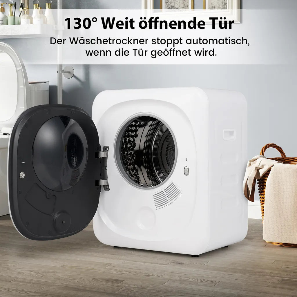 COSTWAY Mini-kledingdroger 800 W, 5 kg Wit