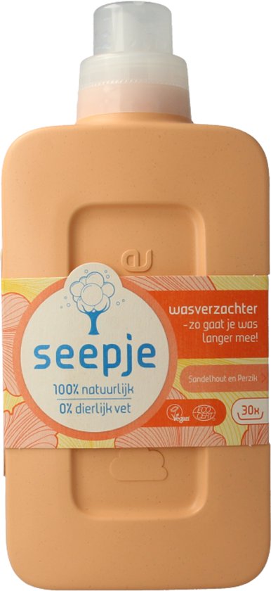 Seepje Wasverzachter Sandelhout & Perzik - 30 wasbeurten - 750 ml