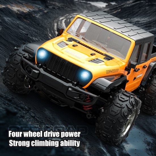 Fuegobird RC Auto - RC Voertuig - hoge snelheid speelgoedauto - Hogesnelheids terreinwagen - grijs