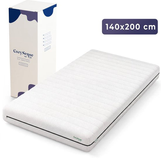 CozySense Matras – Medium – 25D PU-Schuim – Afneembare Wasbare Hoes – 13 cm Hoog