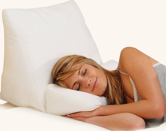 Dreamolino Flip Pillow - 10 in 1 Kussen - Relax - Slapen - rugsteun - buik- en zijslapers - beenkussen - leessteun - Zachte vulling