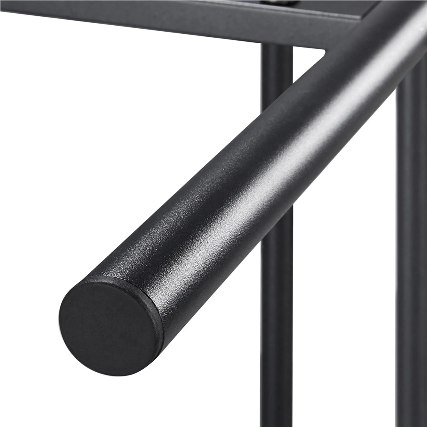 Yaheetech Metalen Bedframe 90 x 200 cm - Zwart - 204 kg - Met Hoofdbord en Voetbord - 32 cm Onderbedopslag