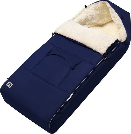 Monzana Voetenzak - Reflectoren Veiligheidsgordel 93x56cm - Navy Blauw