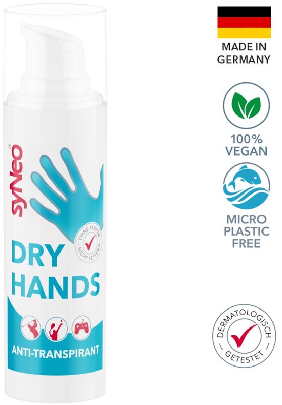 syNeo - Droge Handen - Zweethanden - Sporten en Gamen - 33ml