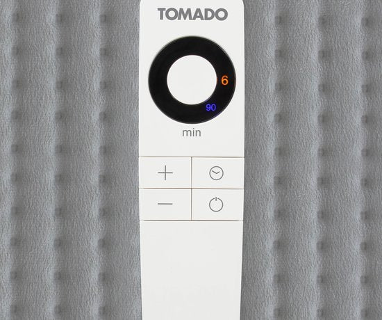 Tomado THP0602G - Elektrisch warmtekussen - 60 x 40 cm - XL formaat - Automatische uitschakeling - Grijs