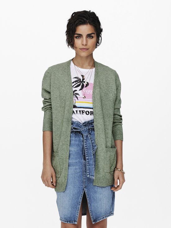 ONLY ONLLESLY LS OPEN CARDIGAN KNT NOOS Dames Trui - Maat s