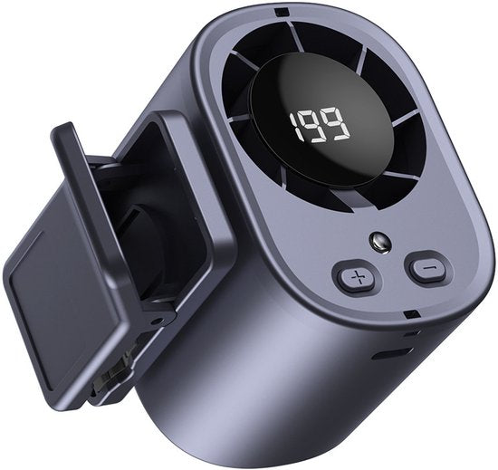 VHV-Draagbare Mini-Ventilator - High-Speed Handventilator met Clip - Oplaadbare Riemventilator met USB - Stille Handsfree Nekventilator voor Paraplu, Festival en Outdoor