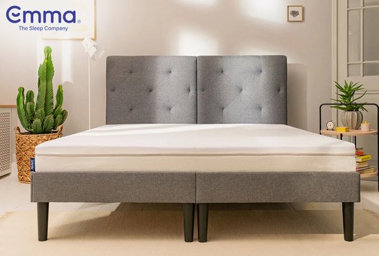 Emma One Matras – 160x200 cm – Airgocell® & HRX-schuim – 3 lagen – Wasbare hoes – 10 jaar garantie