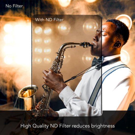 Better Focus 4x5,65 Cinema Filter voor Matte Box - ND 0.6 - Water- en Olieafstotend