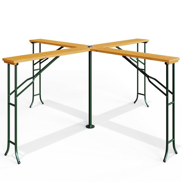 Casaria Tuin/Statafel XXL Inklapbaar Weerbestendig - 241x241x104 cm