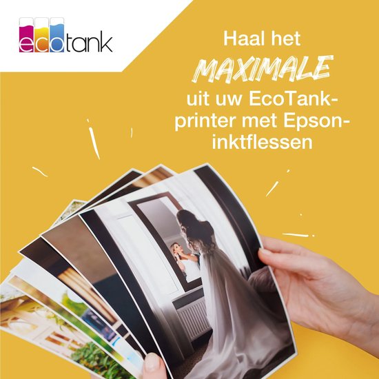 Epson T6642 EcoTank Cyan ink bottle