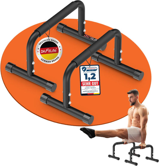 DH Ftlife Bars voor Calisthenics - Verstelbaar - 2 Stuks - Max. 200 kg - 30-35 cm