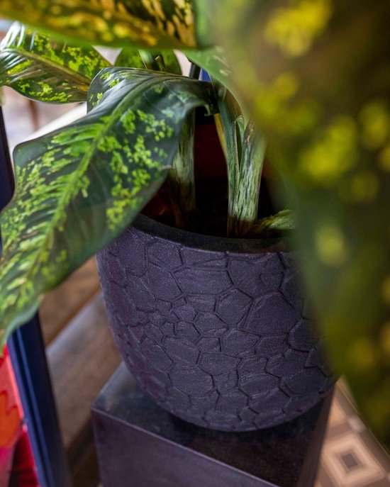 Capi Europe - Bloempot bol Clay NL - 35x34 - Warm taupe - Bloempot voor binnen en buiten - Levenslang garantie - Breukbestendig - 100% Recyclebaar - CO2 Neutraal geproduceerd - KWTC932