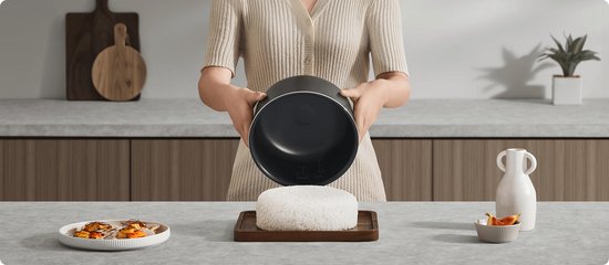 Xiaomi Multifunctionele Rijstkoker 4L | Rijstkoker | 10 kookfuncties | 30 min snelkookfunctie | 24-uurs timer | 12 uur warmhouden | Eierkoker