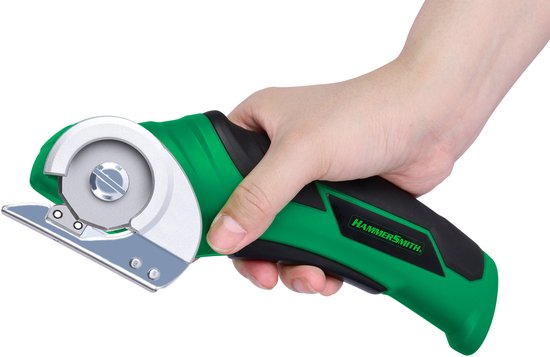 Hammersmith SharpSpin - Draadloze universele snijder - Elektrische schaar - Kartonsnijder - Rolmes - Accuschaar - Snijdt leer, PVC, tapijt, karton en meer
