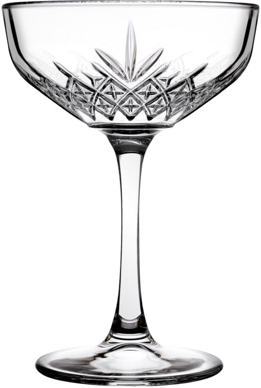 Pasabahce - Champagnecoupe - Timeless - 25,5 cl - Champagneglazen set - 4 stuks