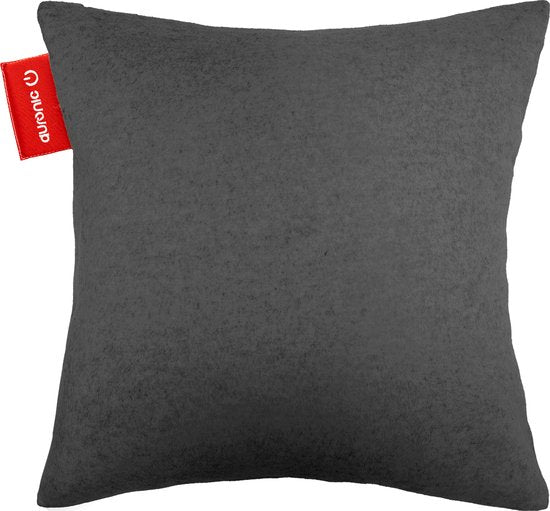 Auronic Warmtekussen - Classic - 45x45 - Draadloos - Oplaadbaar - Elektrisch kussen - Infrarood - Antraciet