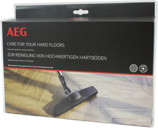 AEG AP240 Silent - Parketzuigmond - Parketborstel - Stofzuiger mondstuk - 32 mm - 1 stuk
