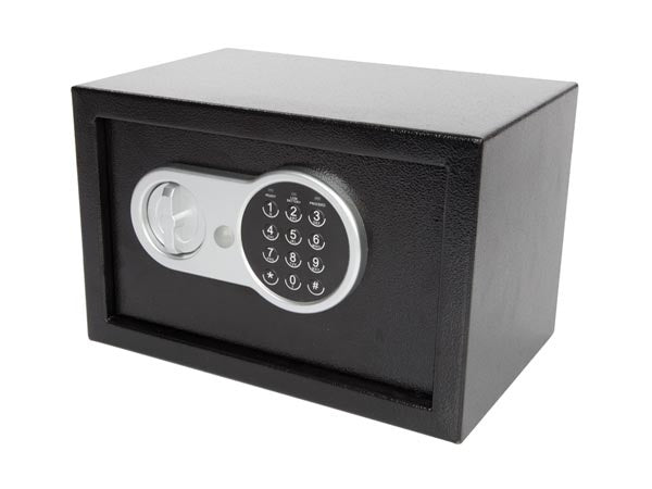 Perel Elektronische kluis - Zwart - 20 x 31 x 20 cm - 4 kg