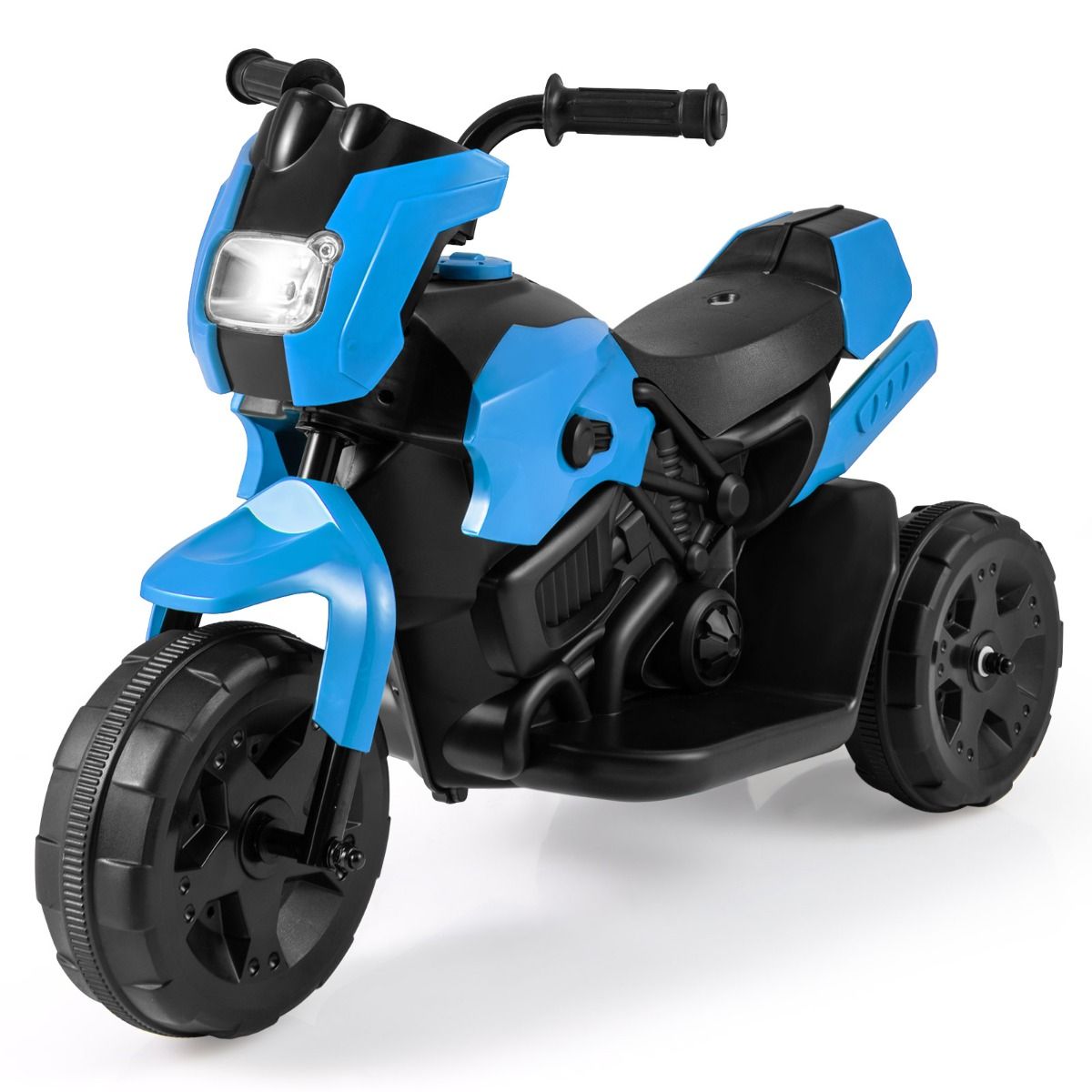 Coast Kindermotorfiets Elektrisch 6V - 69,5 x 32 x 47,5 cm - Marineblauw