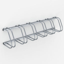 Monzana 2 stuks Fietsenrek - Fietsenstalling- voor 12 fietsen - 160x32x27 cm - Metalen fietsenrek