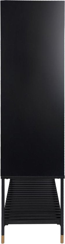 Leitmotiv Kast Marve - Zwart - 40x75x150 cm - Modern,Scandinavisch