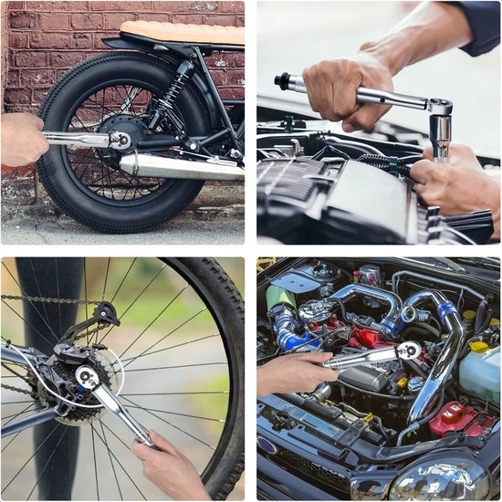 Momentsleutel 11 delige set – 2/24Nm - Fiets – Auto – Fietsgereedschap – Torque wrench