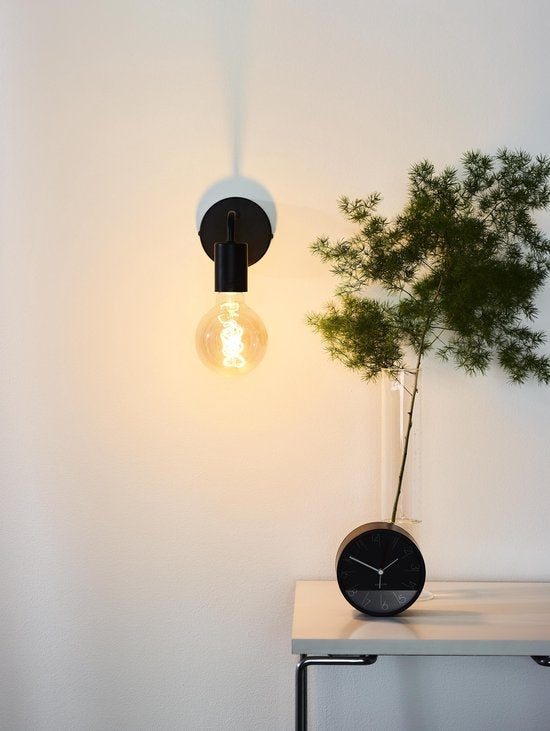 Lucide SCOTT Wandlamp - 1xE27 - Zwart
