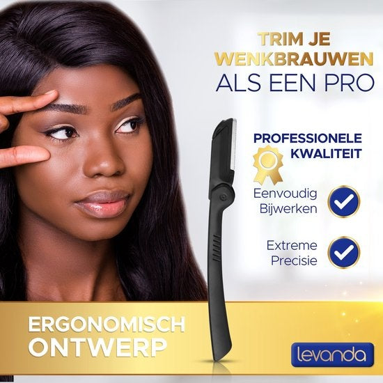 25 duurzame wenkbrauw scheermesje - dermaplaning -wegwerp scheermesje - eyebrow razor - wenkbrauw mesje - scheermesjes vrouw - wenkbrauw trimmer