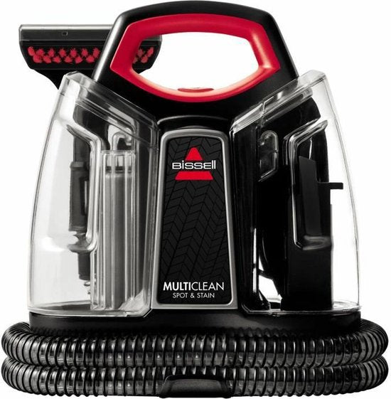 BISSELL MultiClean Spot & Stain Draagbare Vlekkenreiniger - Met HeatWave Technologie & 4 Opzetstukken - Tapijtreiniger voor Bank, Auto & Matras - Carpet Cleaner Apparaat - Extra Lange 2.2m Slang - Reinigingsmachine - Zetelreiniger - 4720M