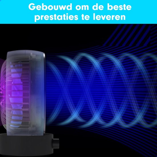 K&L Stille Ventilator - Tafelmodel - USB powered - Kantelbaar - Zwart