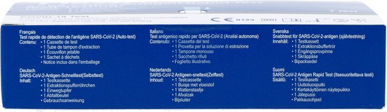 Acon FlowFlex Sneltest – 1 stuk – Covid-19 Antigeen Zelftest