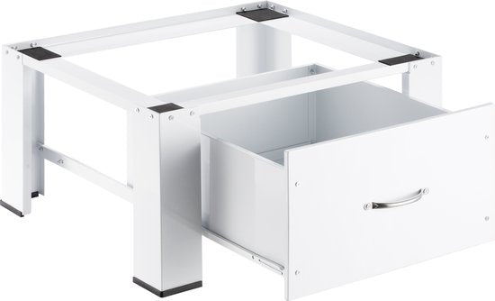 Wasmachine verhoger opbouwmeubel met opberglade - 250 kg belastbaar - universeel