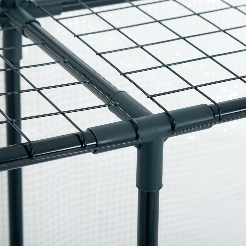 Gardebruk Kweekkas 2m² - 8 Legplanken & 4 Ramen - 195x143x143 cm