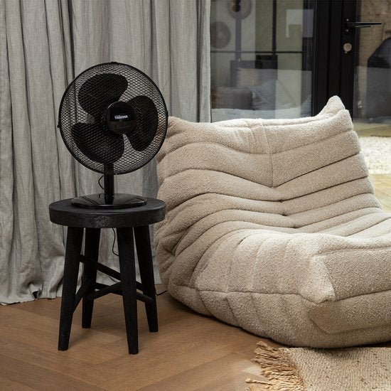 Tafelventilator 30 cm – 3 Snelheden – 85° Oscillatie – Verstelbare Luchtstroom – Tristar VE-5725 – Zwart