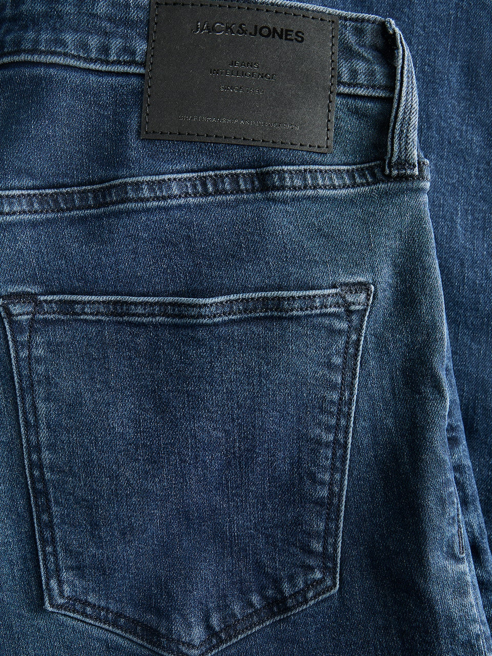 JACK & JONES Slimfit Jeans JJIGLENN JJEVAN Blauw Denim W29-L34