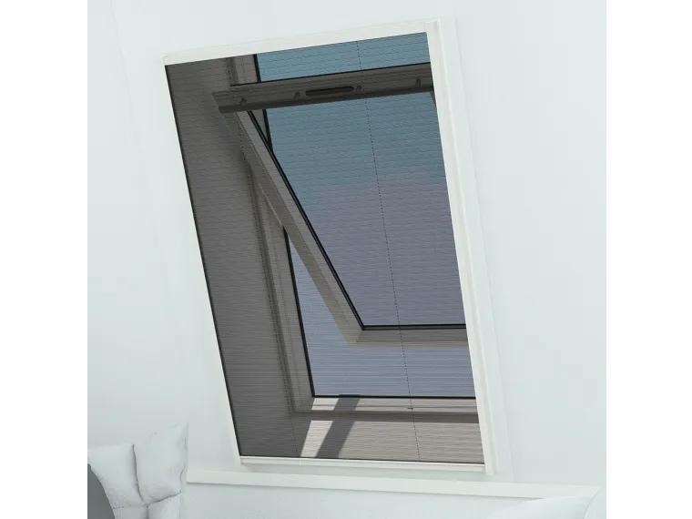 Livn Plissehor Raam Plus - Wit - maat 120 x 155 cm
