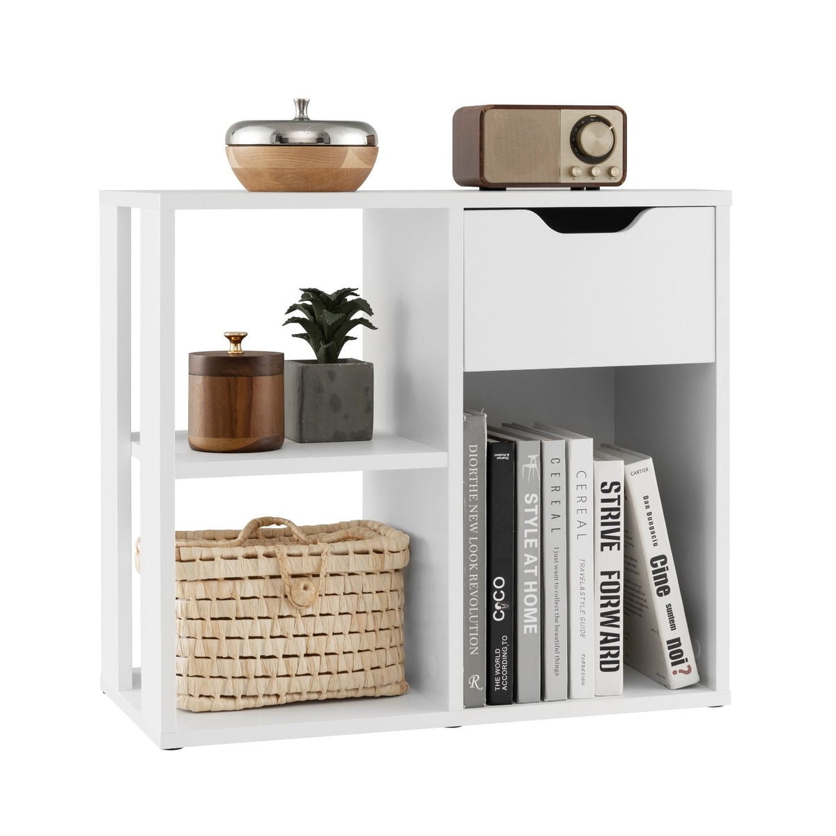 Coast Opbergkast - Vierkant - Open - 60 x 30 x 58 cm - Wit