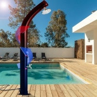 Zonnedouche Boog 20 liter Douchekop 360° Draaibaar Solar Buitendouche