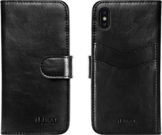 iDeal of Sweden iPhone XS Max Magnet Wallet+ Hoesje Zwart
