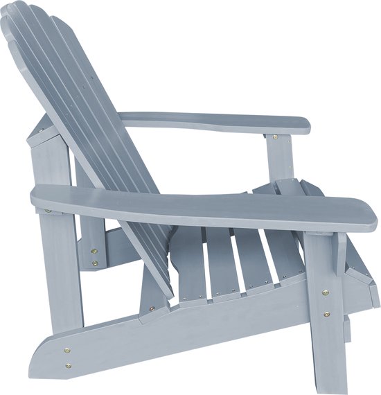AXI Carmen Adirondack Stoel – Houten loungestoel met armleuningen – Hoge rugleuning - 90,5x78,4x93cm