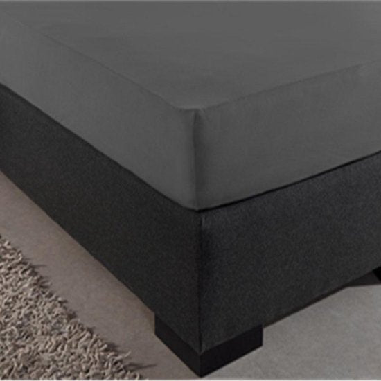 Dreamhouse Jersey Stretch Hoeslaken - 100% Katoen - 80/90/100x220 - Antraciet