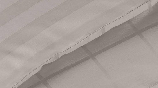 De Witte Lietaer Dekbedovertrek Katoen Satijn Zygo - Hotelmaat - 260 x 240 cm - Taupe
