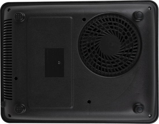 Alpina Inductieplaat - 1-Pits Kookplaat - 2000 W - Zwart