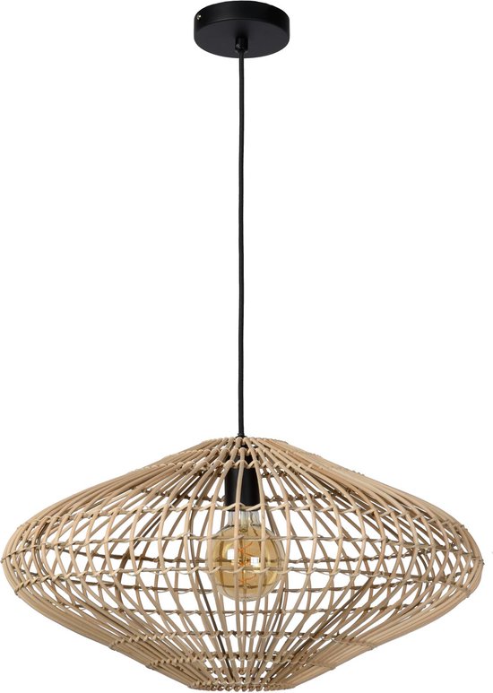 Lucide MAGALI - Hanglamp - Ø 56 cm - 1xE27 - Naturel - Japandi