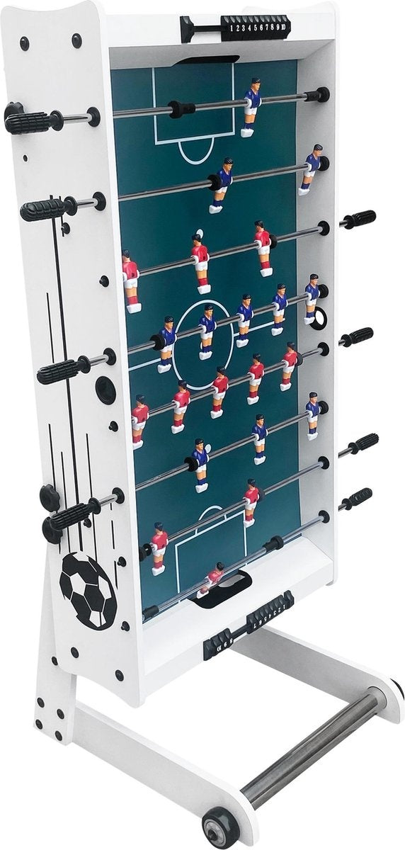 Cougar Scorpion Kick TS opklapbare Voetbaltafel - Tafelvoetbal - Wit