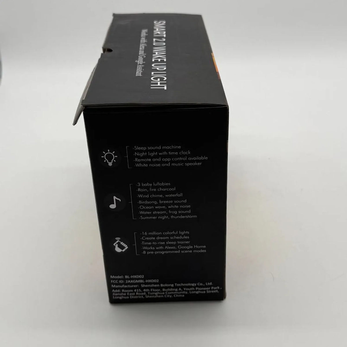 Nuvance Smart 2.0 Wake-up Light – Slimme Wekker met Zonsopgangsimulatie, Kleurenlicht, Speaker en App-bediening