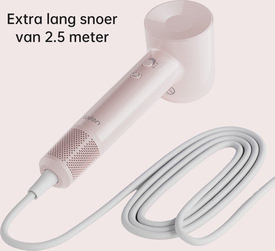 Laifen SE Lite High Speed Fohn - Roze - Haardroger met ionische technologie - 3 warmtestanden