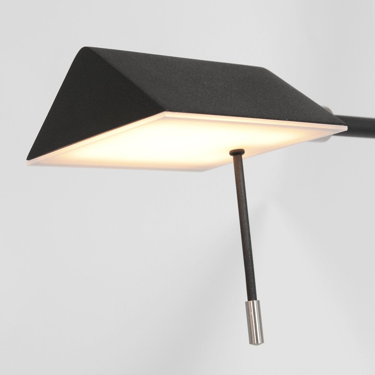 Steinhauer - vloerlamp - Retina - zwart - glas metaal - design lamp - LED - 3083ZW